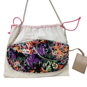 See By Chloe Multicolor Floral Print Clutch